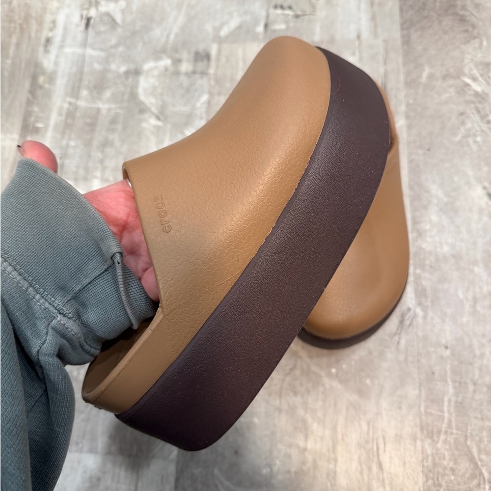 Crocs Dylan Platform Clogs slide size 7 brand new… - image 2